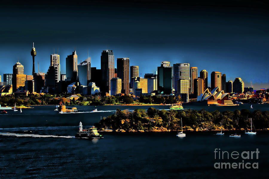 Sydney Harbour abstract Photograph by Sheila Smart Fine Art Photography