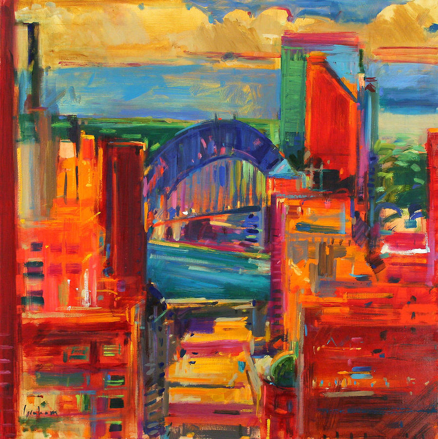 City Painting - Sydney Harbour Bridge by Peter Graham