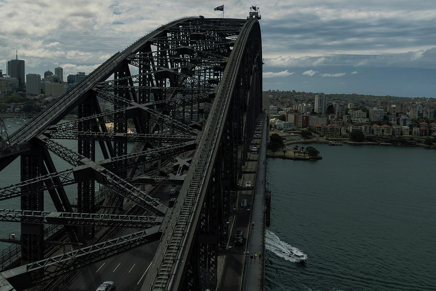 Sydney Harbour Bridge View from Tower Photograph by Steven Richman