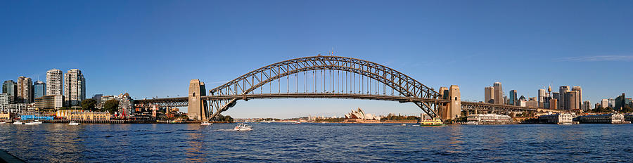 Sydney Harbour Panorama Photograph by Nicholas Blackwell