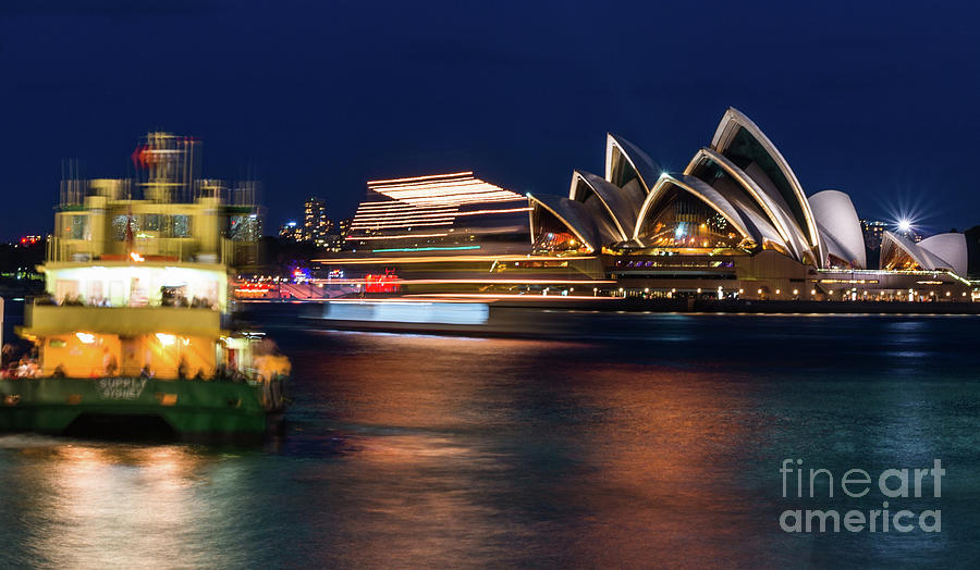 Sydney night life Photograph by Andrew Michael