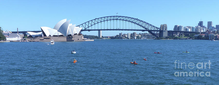 Sydney Opera House and Harbour Bridge - Australia Photograph by Phil Banks