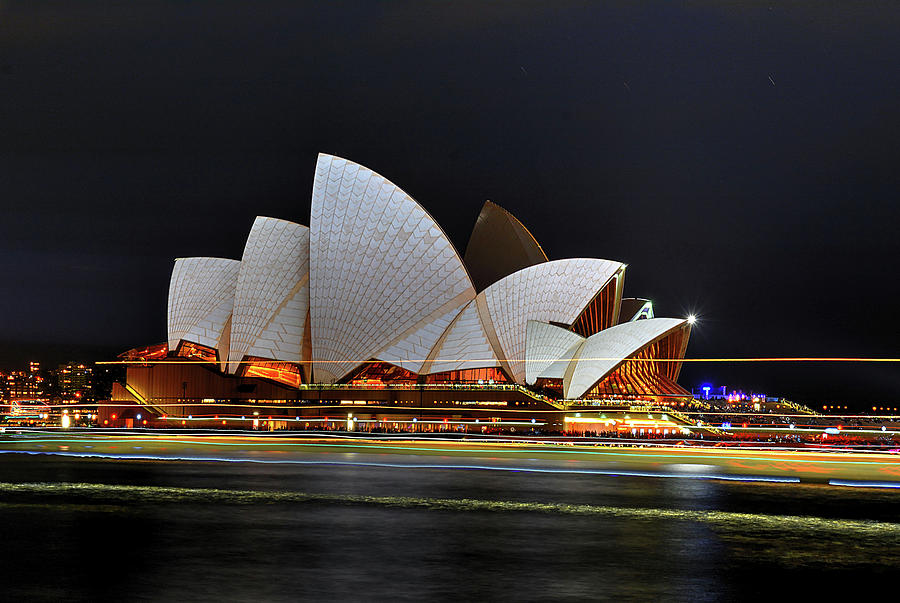Sydney Opera House at night Photograph by Andrei SKY