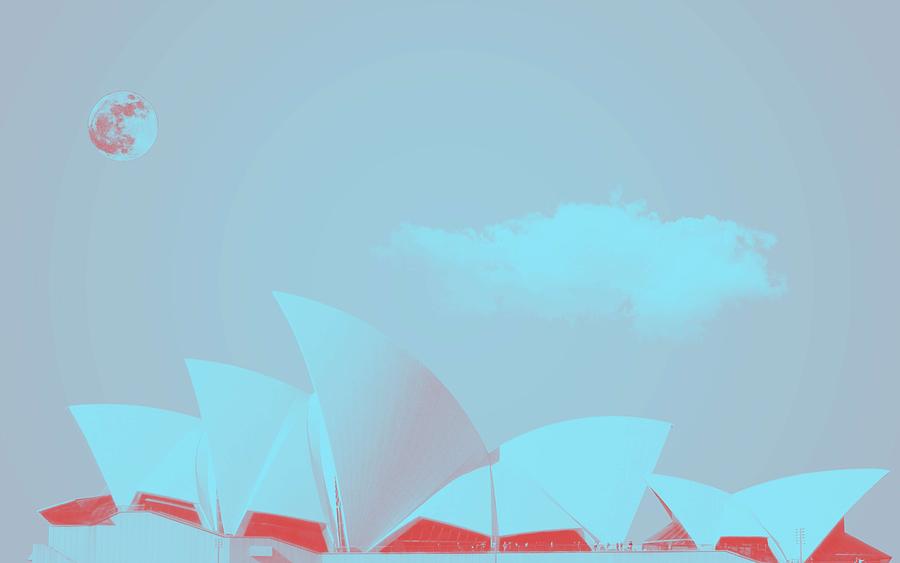 Sydney Opera House by Adam Asar 14 Painting by Celestial Images