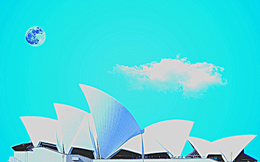 Sydney Opera House by Adam Asar 16 Painting by Celestial Images