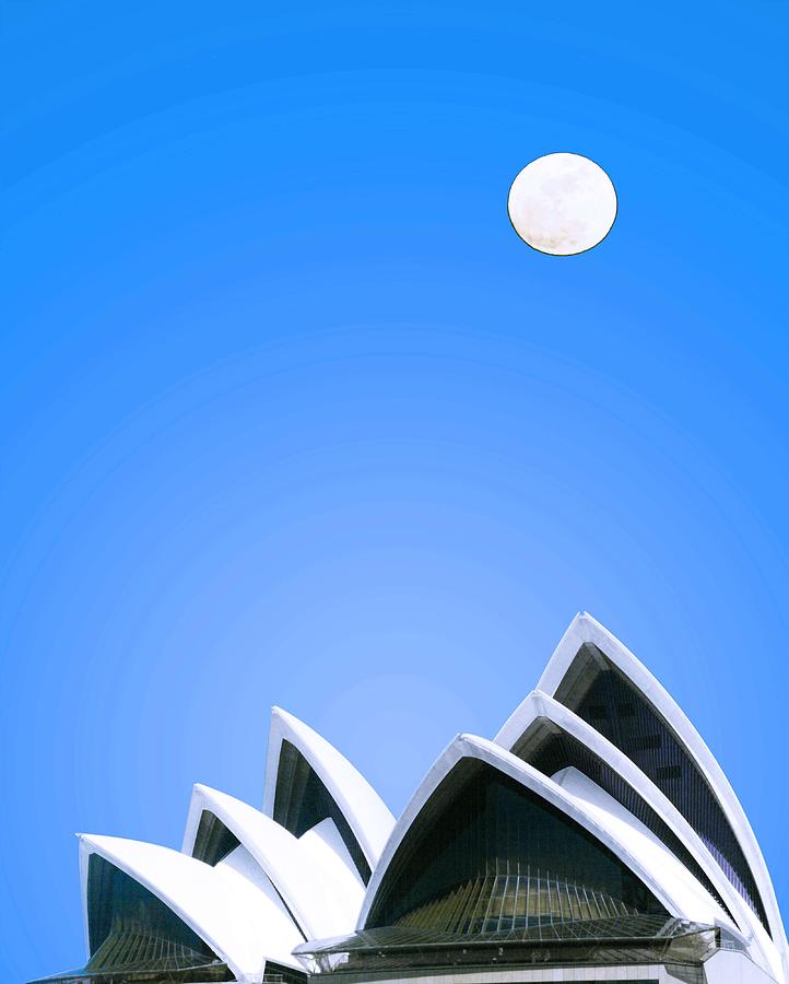 Sydney Opera House by Adam Asar 2 Painting by Celestial Images