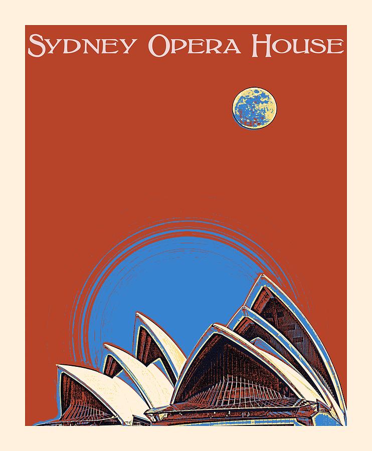 Sydney Opera House by Adam Asar Painting by Celestial Images