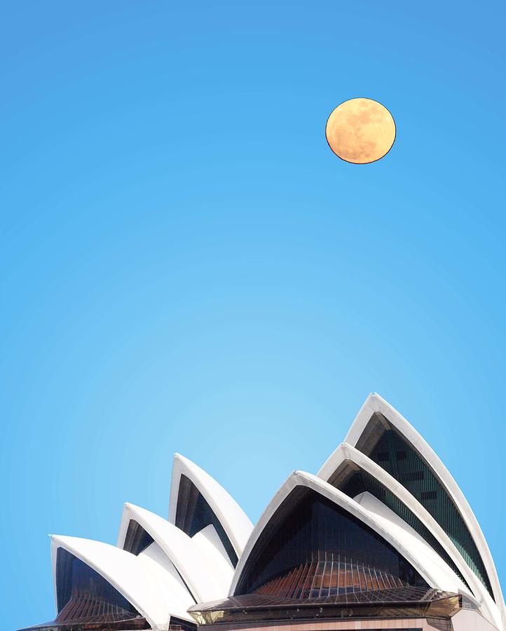 Sydney Opera House Painting by Celestial Images