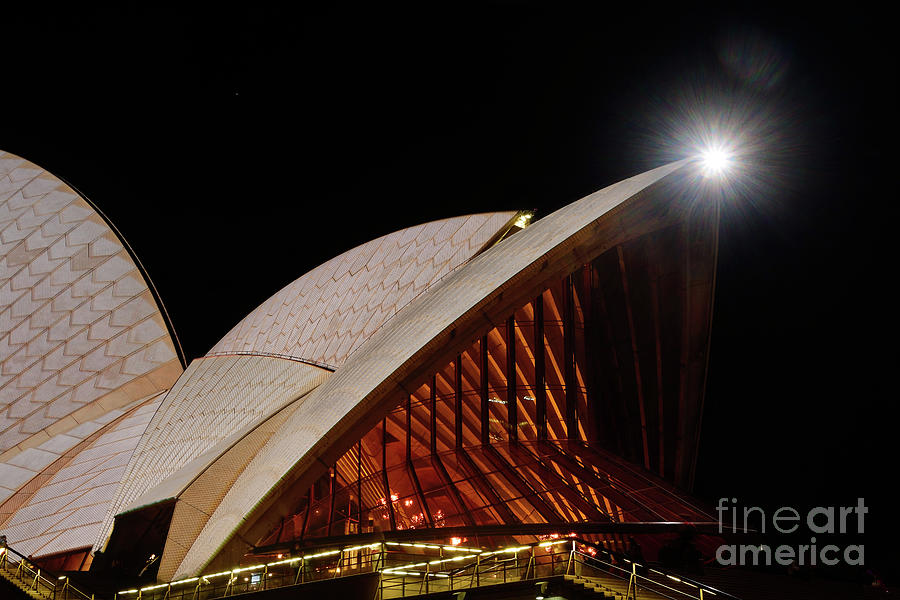 Sydney Opera House Close View by Kaye Menner Photograph by Kaye Menner