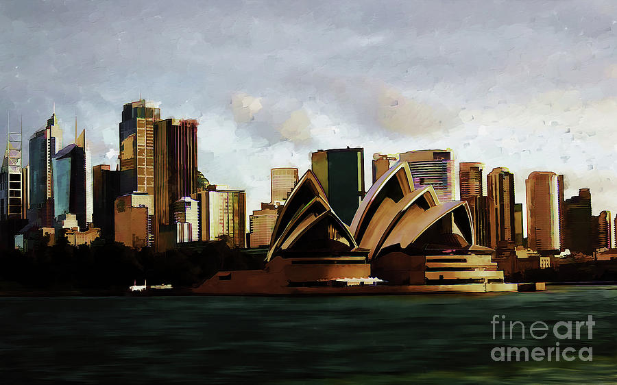 Sydney Opera house  Painting by Gull G