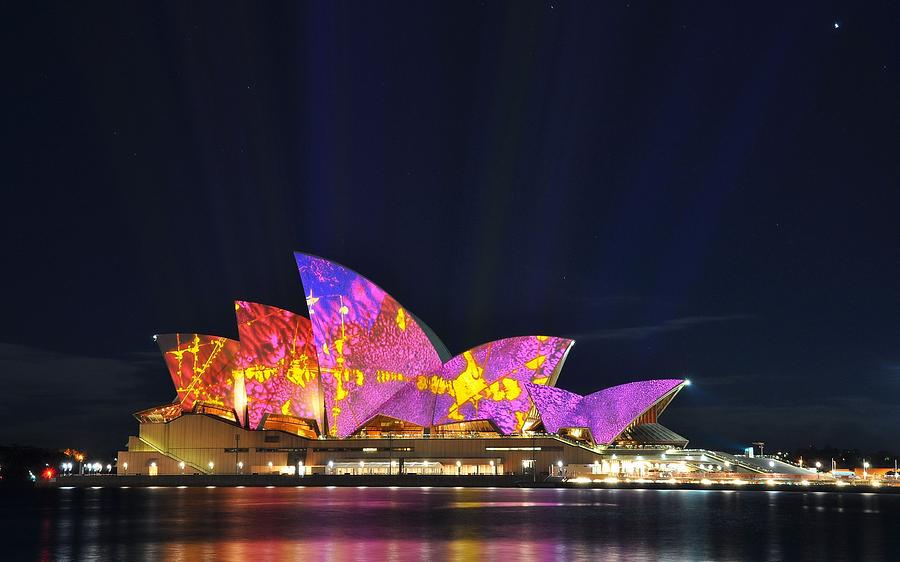 Architecture Digital Art - Sydney Opera House by Maye Loeser