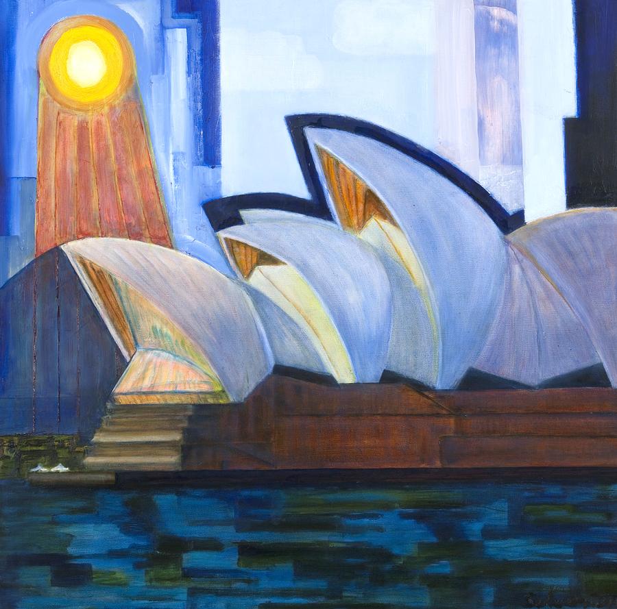 Sydney Opera House Painting by Robert Silverton