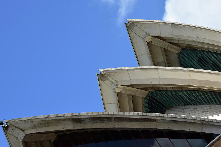 Architecture Photograph - Sydney Opera House Roof Detail No. 14-1 by Sandy Taylor