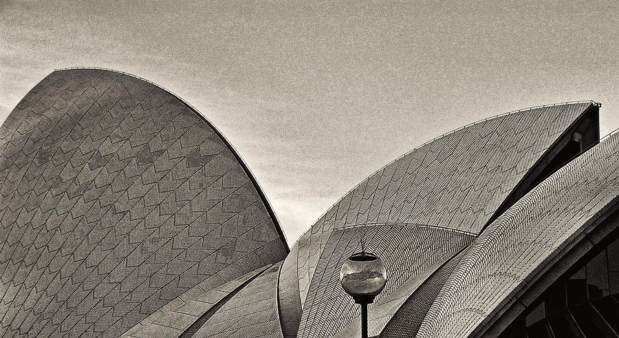 Sydney Opera House Roof Detail Photograph by Roger Passman