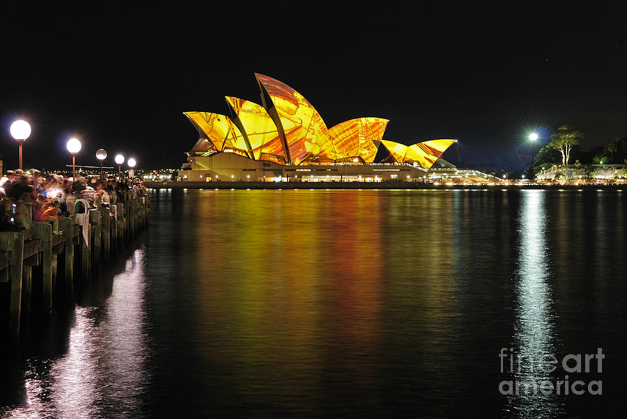 Sydney Opera House Vivid Sydney Festival Photograph by David Iori - Fine  Art America