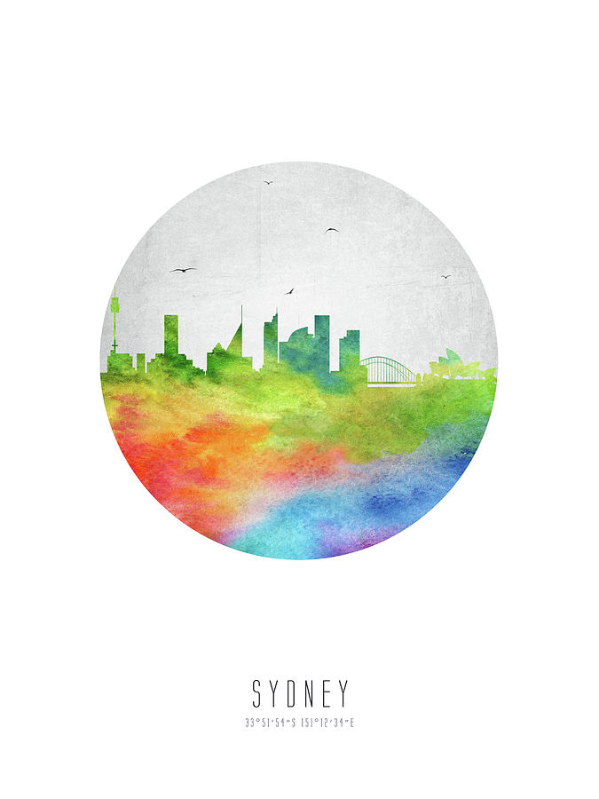 Sydney Skyline Ausy20 Digital Art