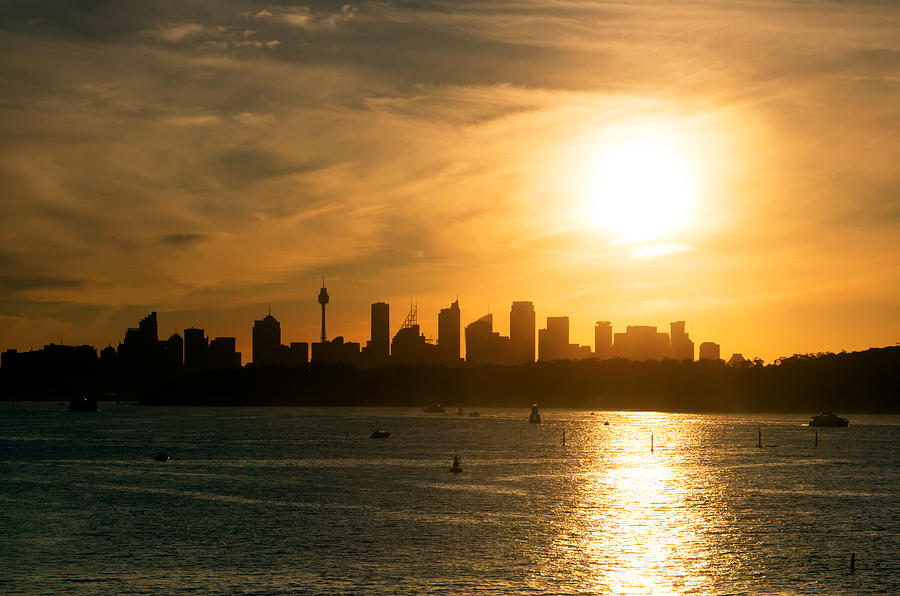 City Photograph - Sydney Skyline by Nicholas Blackwell
