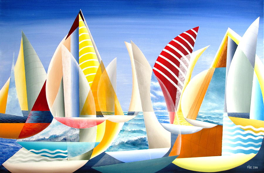 Sydney to Hobart Race Painting by Douglas Pike