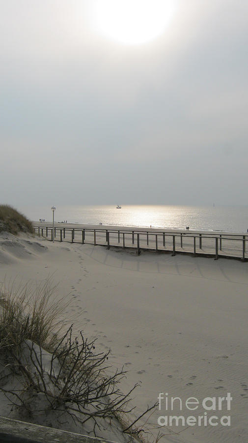 Sylt beach scene Photograph by Heidi Sieber