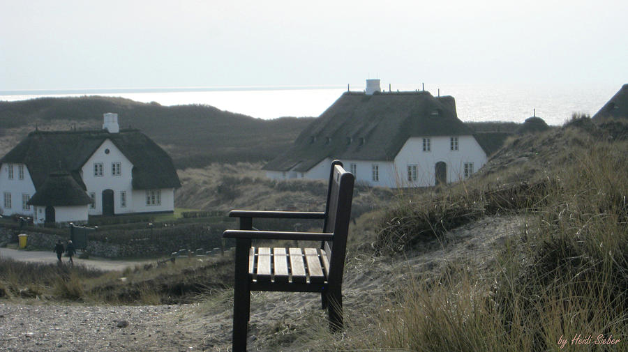 Seascape Photograph - Sylt cliff end 2 by Heidi Sieber Seascape Photograph - Sylt cliff end 2 by Heidi Sieber