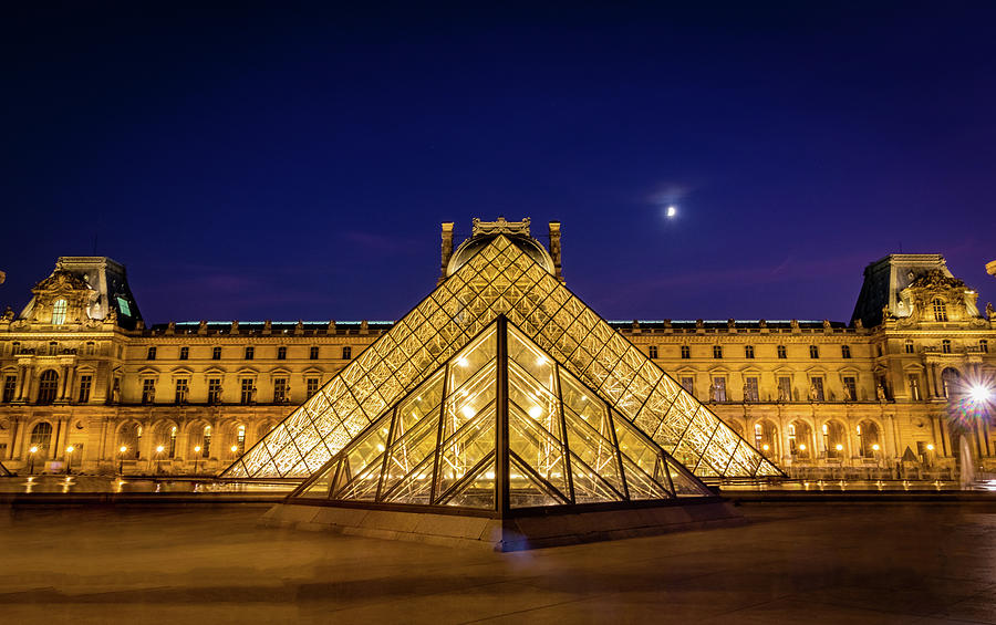 Symmetry Pyramide Du Louvre Paris Photograph By Sydspics Photography