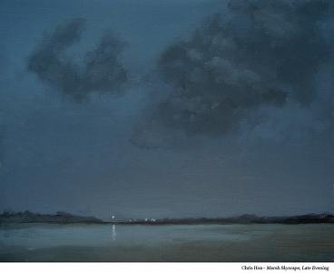 Landscape Painting - Symphony In Blues by Chris Hsu Landscape Painting - Symphony In Blues by Chris Hsu
