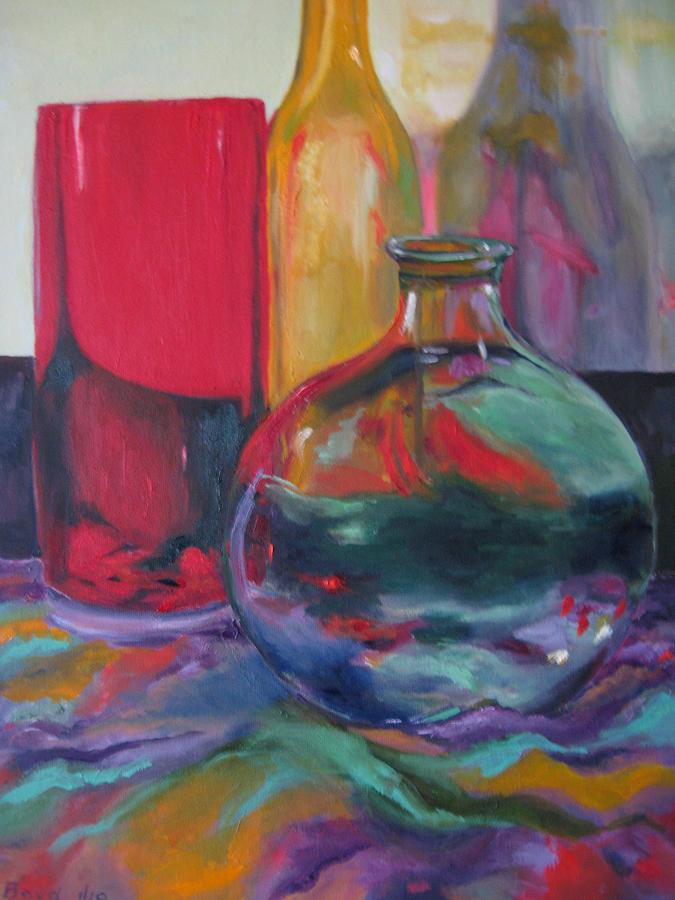 Symphony of Vases Painting by Lisa Boyd