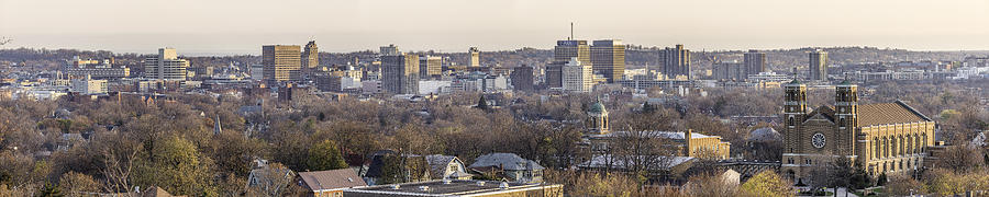Syracuse Photograph - Syracuse Skyline by Everet Regal