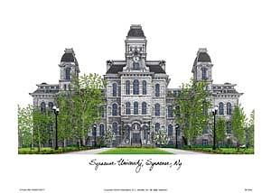 Syracuse University Hall of Languages Photograph by Campus Images - Pixels