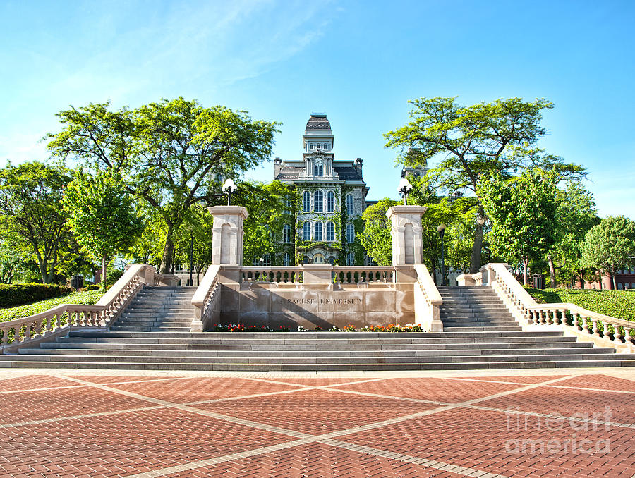 Syracuse University Hall of Languages Photograph by Debra Millet - Pixels