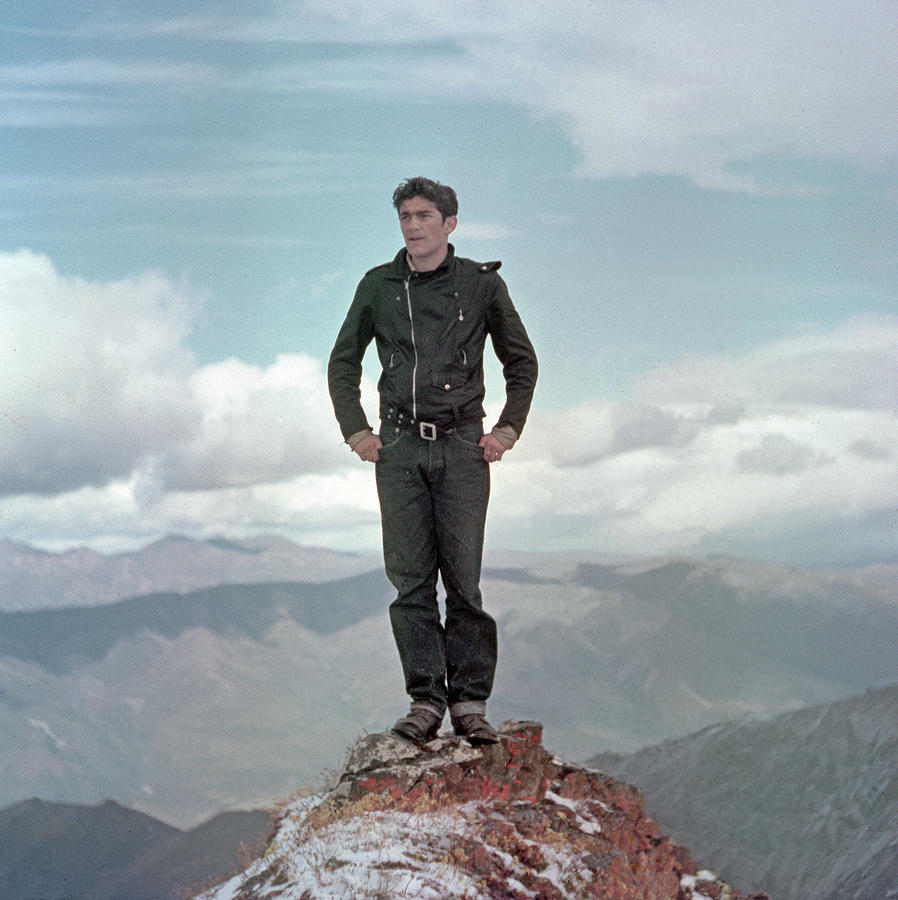 T-01701 Ed Cooper on Sheep Mountain 1954 Photograph by Ed Cooper Photography