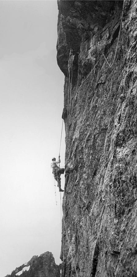T-104507-B Ed Cooper on Mt. Baring First Ascent 1960 Photograph by Ed Cooper Photography