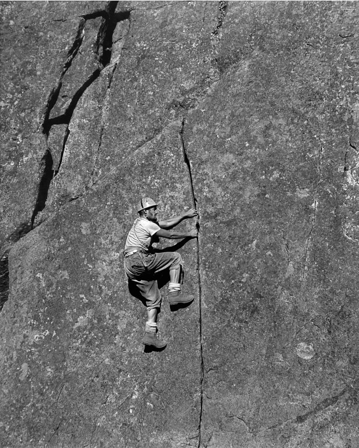 T-104604 Ed Cooper on Angel Crack at Castle Rock 1060 Photograph by Ed Cooper Photography