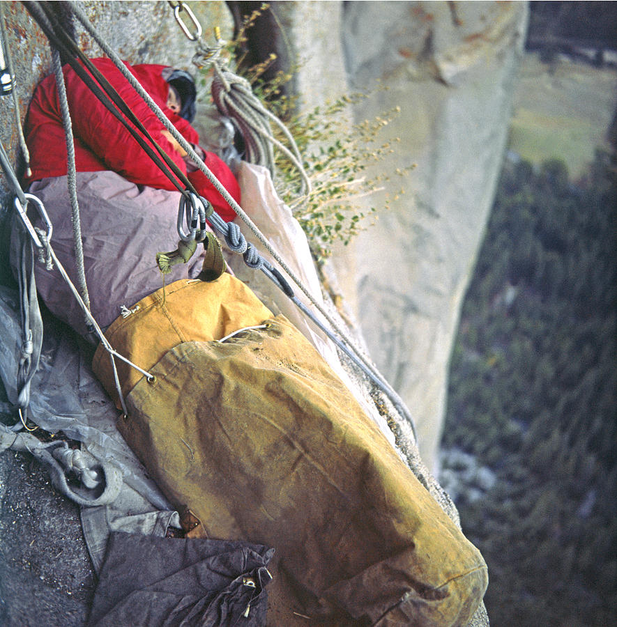 T-306612-B Sleeping on Ledge El Capitan Photograph by Ed Cooper Photography