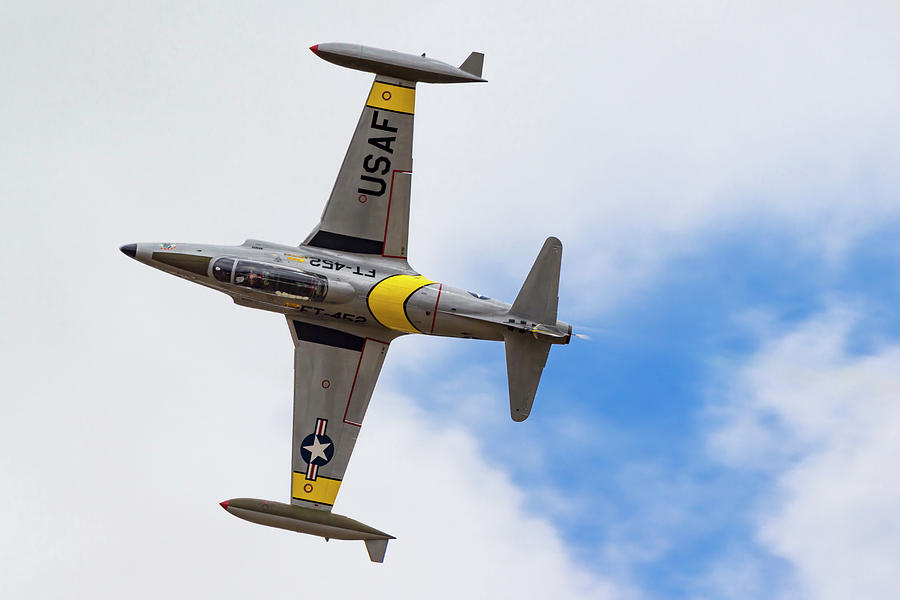 Airplane Photograph - T-33 Shooting Star by Rick Pisio