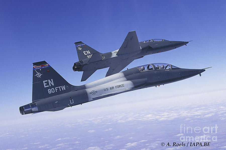 T-38 Talon Formation - Sheppard Afb Photograph by Antoine Roels