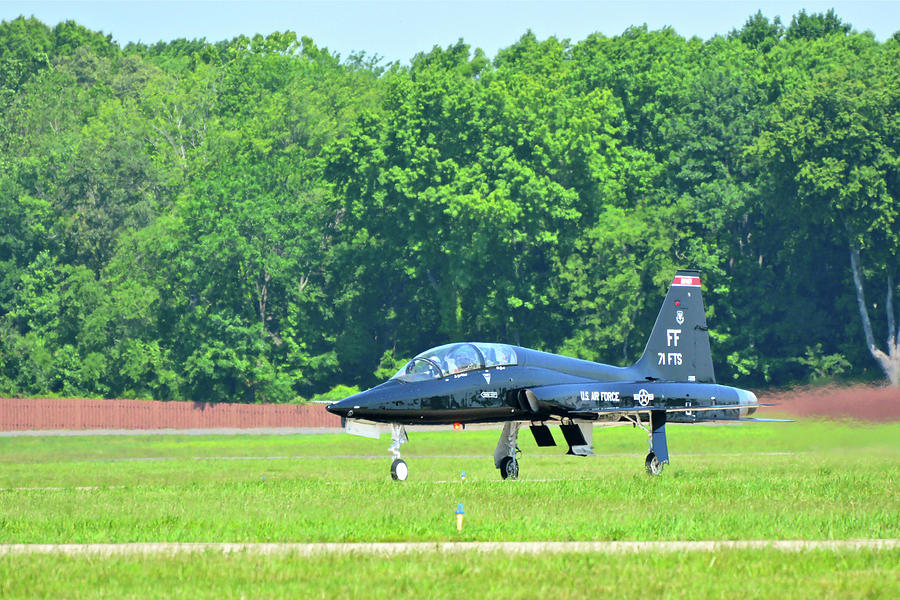 T-38 Taxiing In Photograph by Don Mercer