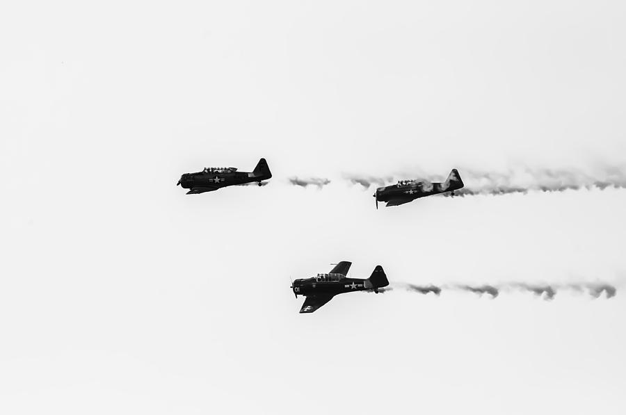 T-6 Flyover 2 Photograph by Sherri Meyer