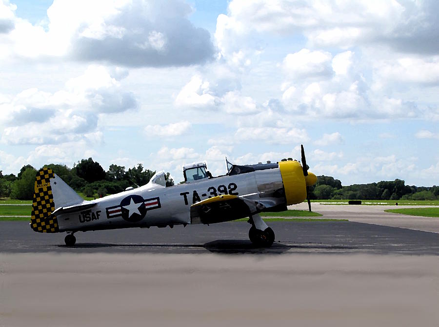 T-6 Texan Photograph by Christopher Mercer