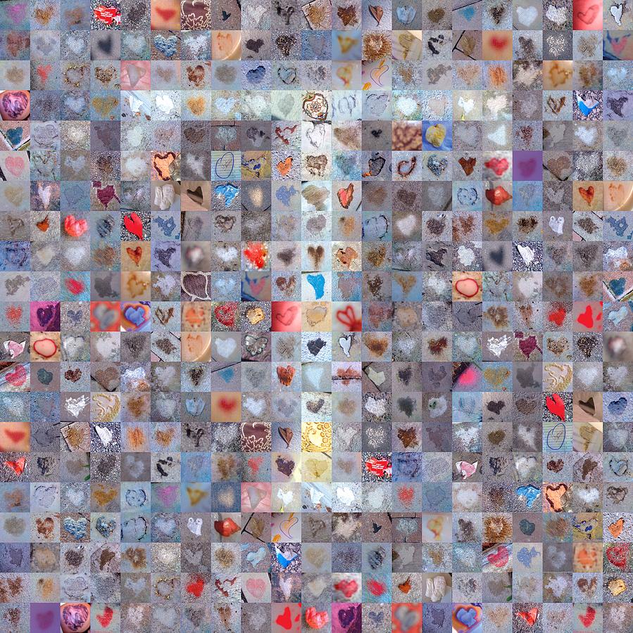T in Confetti Digital Art by Boy Sees Hearts