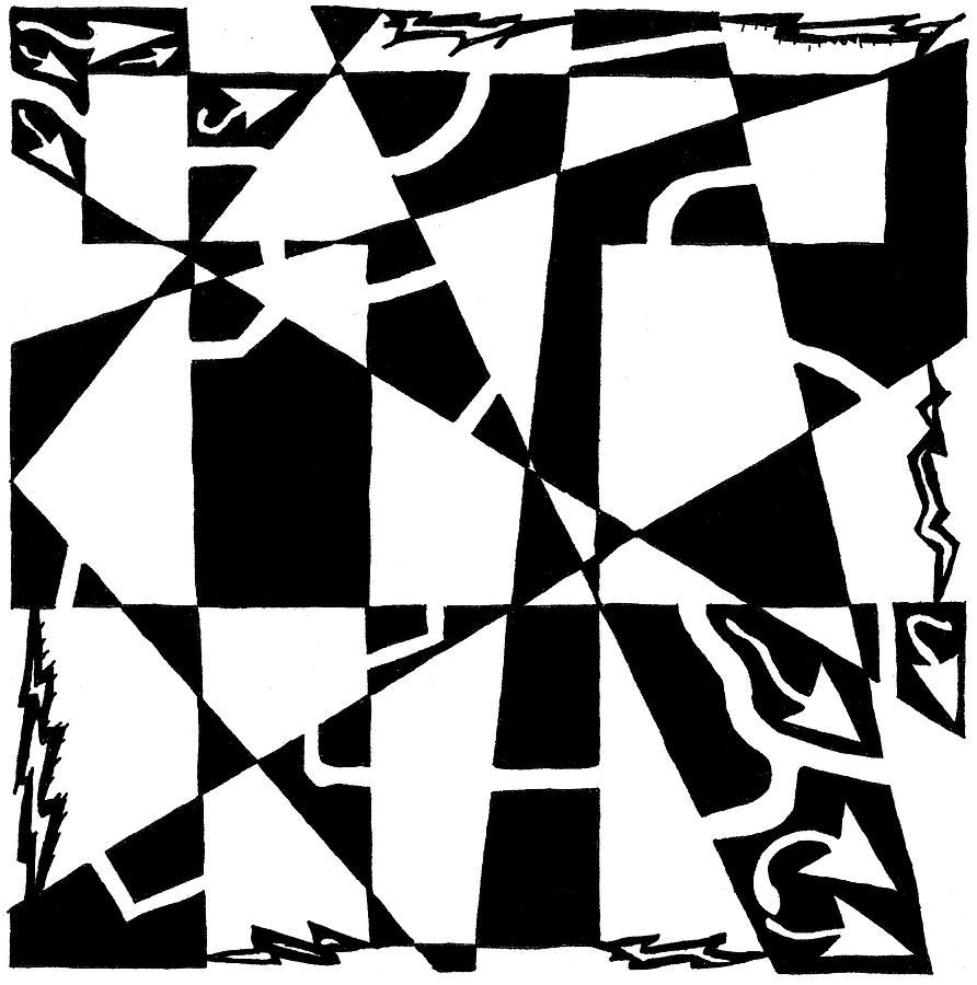 T Maze Drawing by Yonatan Frimer Maze Artist - Fine Art America