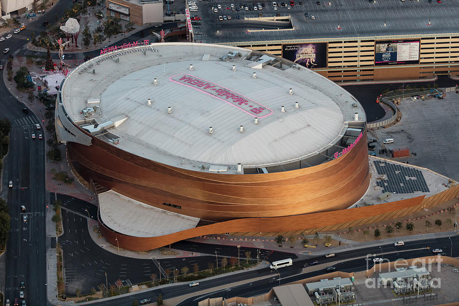Exterior View of the T Mobile Arena in Las Vegas. Editorial Stock