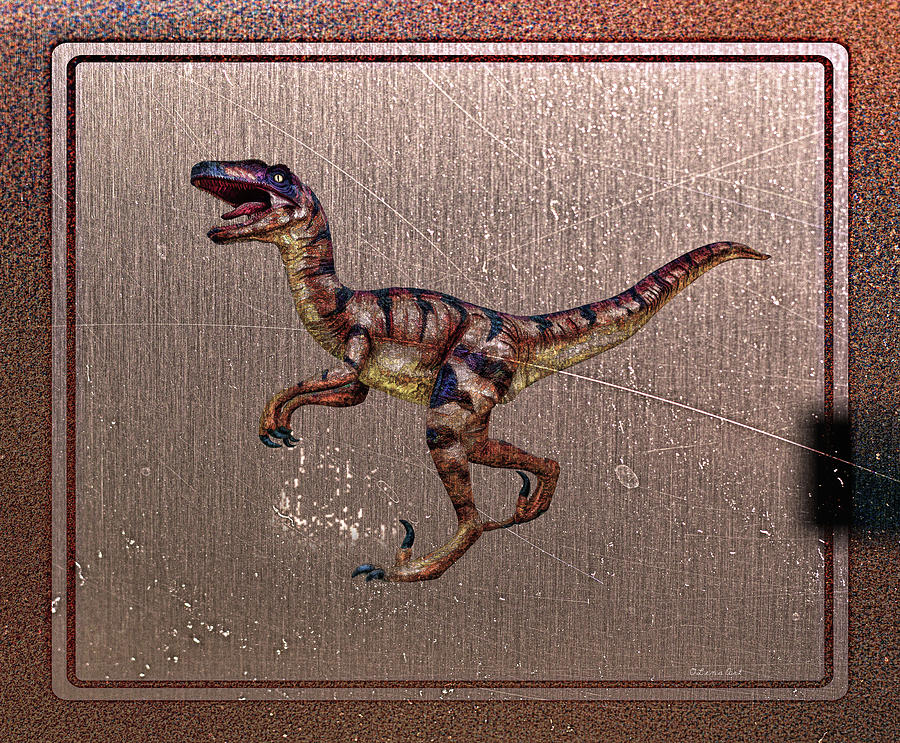 T. Rex  Digital Art by OLena Art