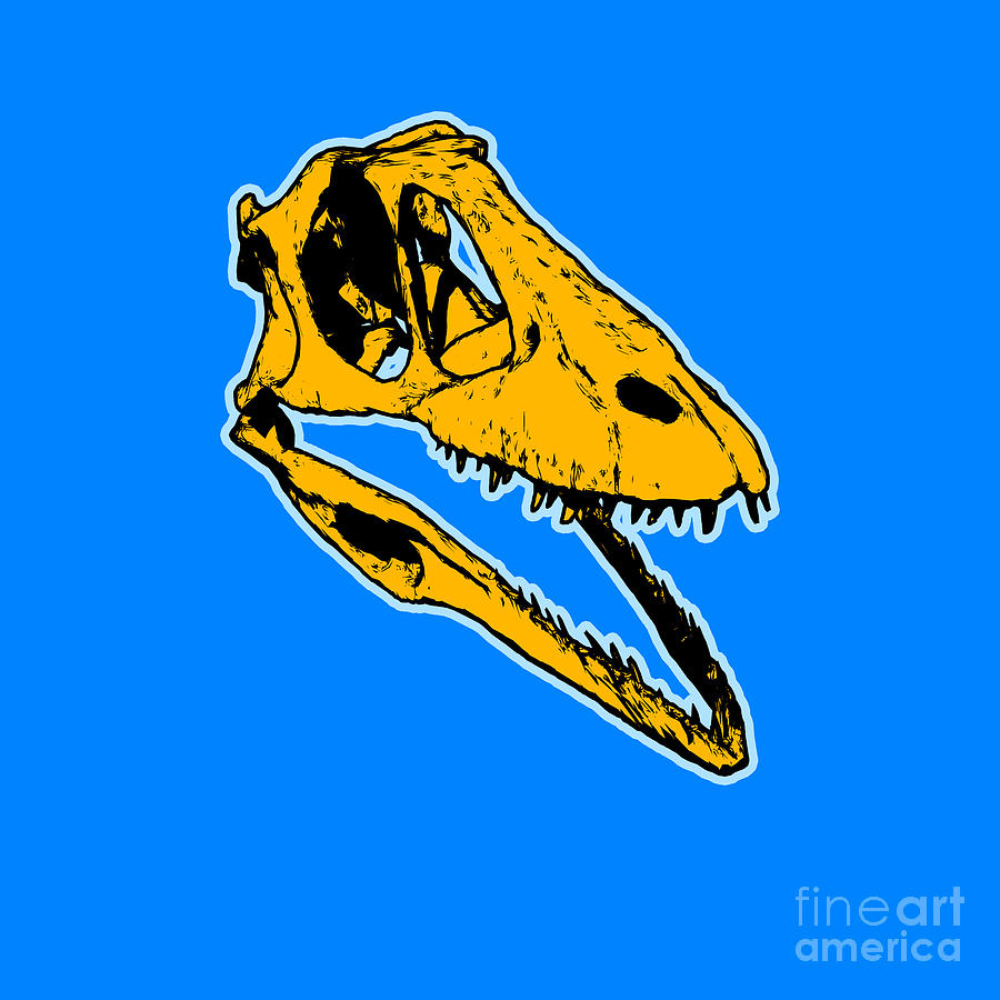 Dinosaur Painting - T-Rex Graphic by Pixel  Chimp