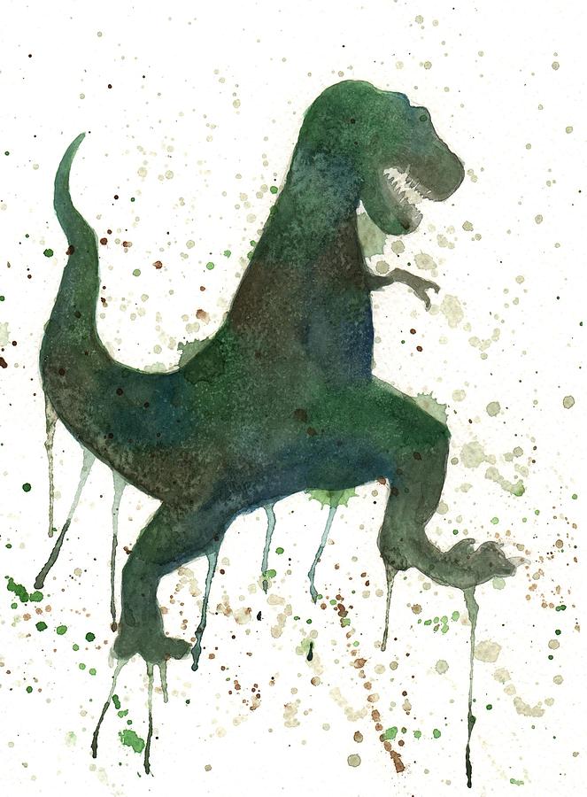 t rex painting