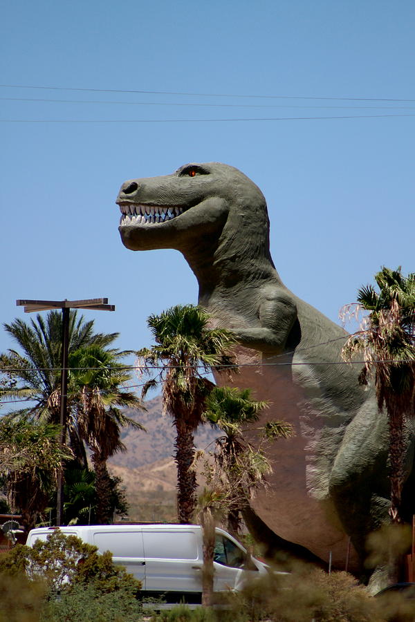 T-Rex in Cabazon 2 Photograph by Colleen Cornelius
