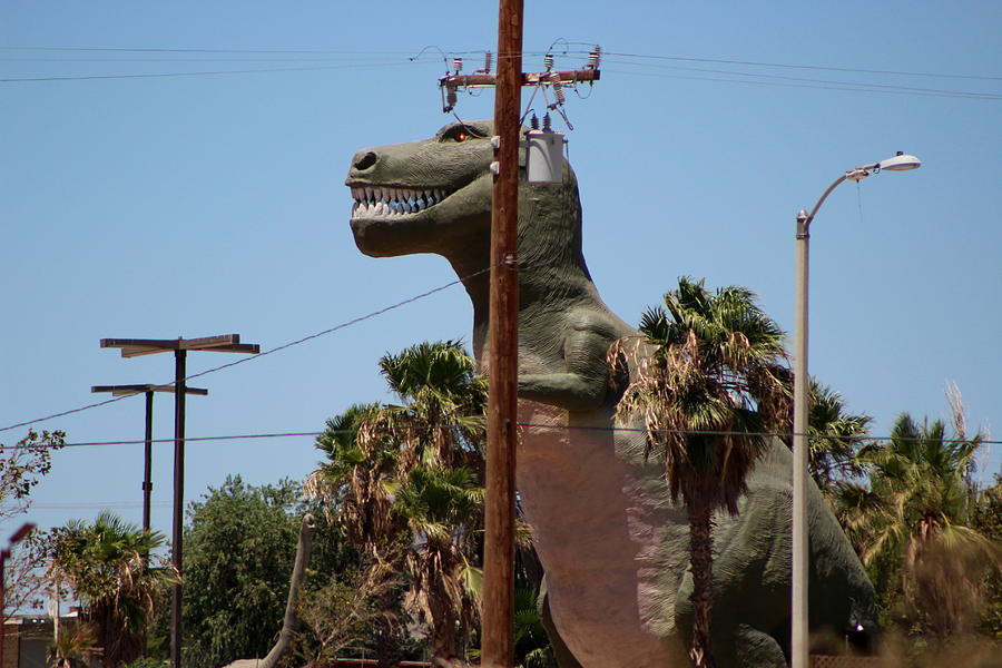 T-Rex in Cabazon Photograph by Colleen Cornelius