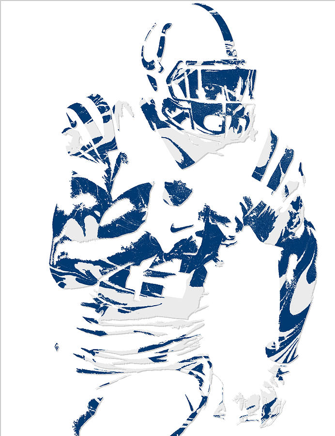 Indianapolis Colts Uniform #1 Coffee Mug by Joe Hamilton - Pixels