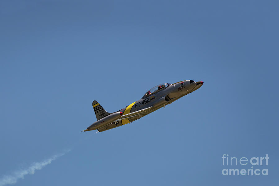 T33 in Flight Photograph by Andrea Silies