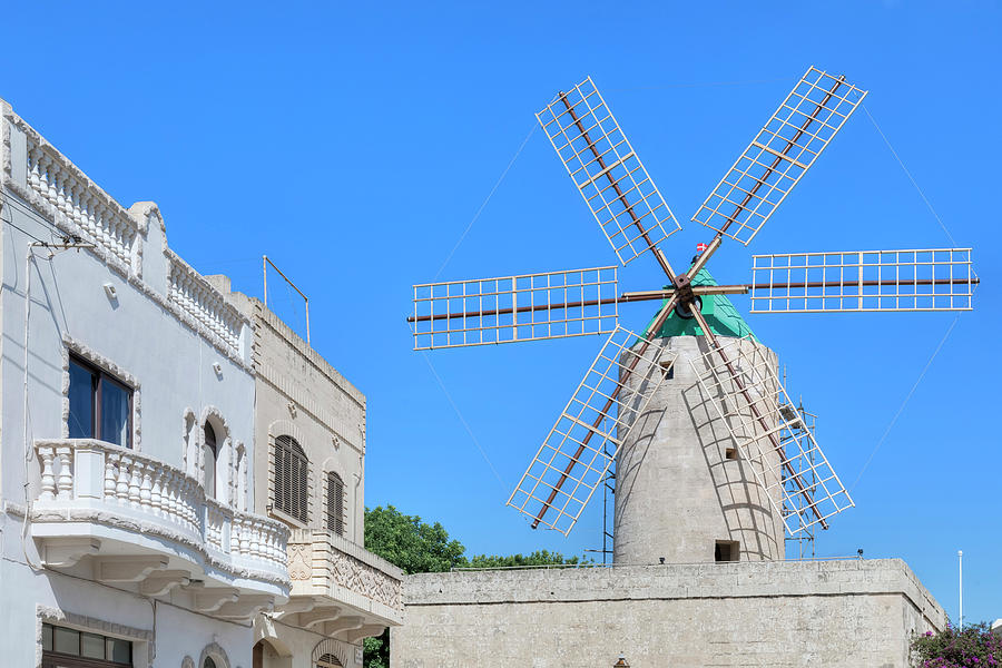 Ta Kola Windmill - Gozo Photograph by Joana Kruse